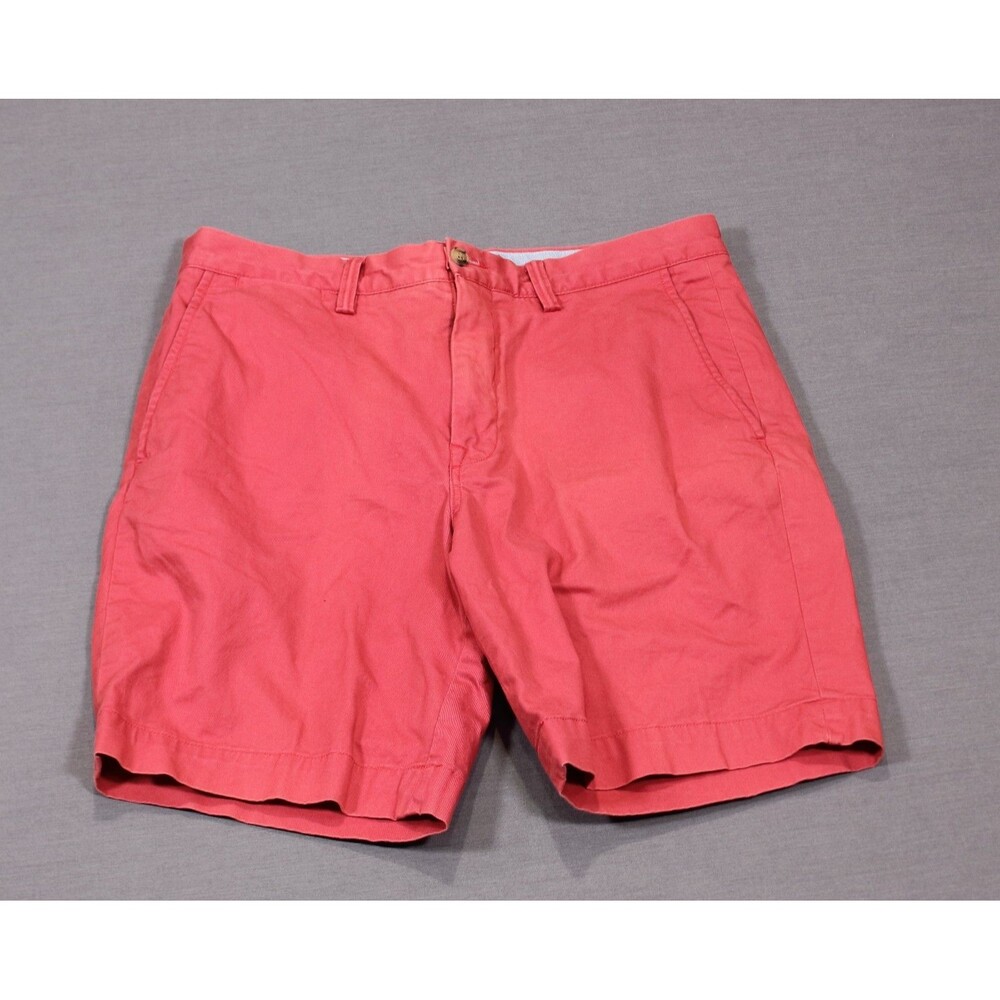 Polo Ralph Lauren Stretch Classic Fit Coral Chino Shorts Mens Size 31